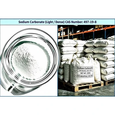 Soda pelni / nātrija karbonāts (viegls / blīvs) CAS 497-19-8